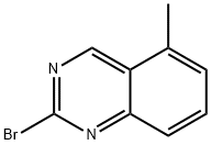 Quinazoline, 2-bromo-5-methyl- Struktur