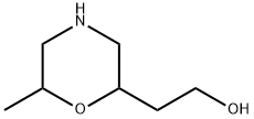 2-Morpholineethanol, 6-methyl- Struktur