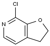 Furo[2,3-c]pyridine, 7-chloro-2,3-dihydro- Struktur