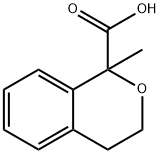 1H-2-Benzopyran-1-carboxylic acid, 3,4-dihydro-1-methyl- Struktur