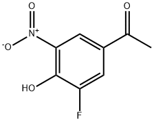 1-(3-fluoro-4-hydroxy-5-nitrophenyl)ethanone Struktur