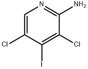 2-amino-4-iodo-3,5-dichloropyridine Struktur