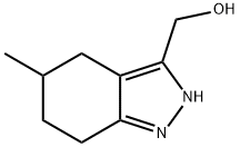 2H-Indazole-3-methanol, 4,5,6,7-tetrahydro-5-methyl- Struktur