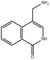 1(2H)-Isoquinolinone, 4-(aminomethyl)- Struktur