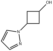 Cis-3-(1H-Pyrazol-1-yl)cyclobutanol Struktur