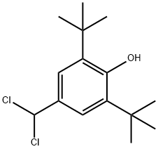 Phenol, 4-(dichloromethyl)-2,6-bis(1,1-dimethylethyl)- Struktur