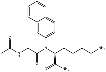 Ac-Gly-Lys-βNA Struktur