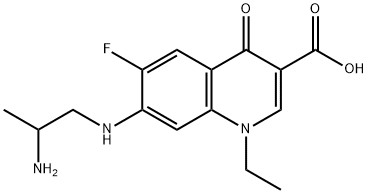 Lomefloxacin Impurity 8 Struktur