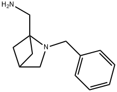 {2-benzyl-2-azabicyclo[2.1.1]hexan-1-yl}methanamine Struktur