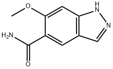 6-methoxy-1H-indazole-5-carboxamide Struktur