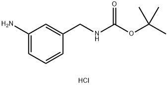 tert-Butyl 3-aminobenzylcarbamate hydrochloride Struktur