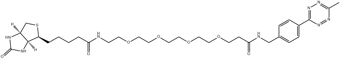 Biotin-PEG4-Me-Tet Struktur