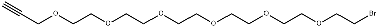 Propargyl-PEG6-Br Struktur