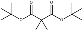 Propanedioic acid, 2,2-dimethyl-, 1,3-bis(1,1-dimethylethyl) ester Struktur