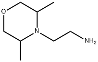 4-Morpholineethanamine, 3,5-dimethyl- Struktur