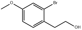 Benzeneethanol, 2-bromo-4-methoxy- Struktur