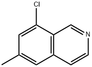 Isoquinoline, 8-chloro-6-methyl- Struktur