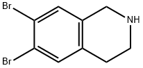 Isoquinoline, 6,7-dibromo-1,2,3,4-tetrahydro- Struktur