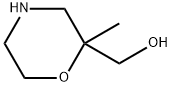 2-Morpholinemethanol, 2-methyl- Struktur