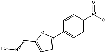 N-{[5-(4-Nitrophenyl)furan-2-yl]methylidene}hydroxylamine Struktur