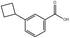 3-cyclobutylbenzoic acid Struktur