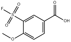 Benzoic acid, 3-(fluorosulfonyl)-4-methoxy- Struktur