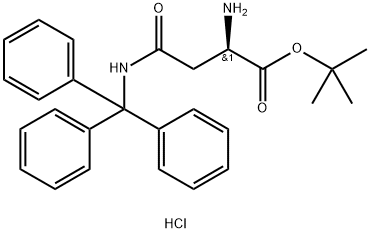 H-D-Asn(Trt)-OtBu·HCl Struktur