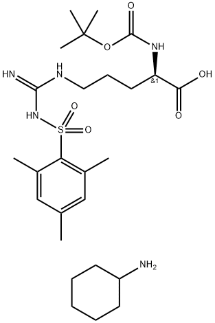 Boc-D-Arg(Mts)-OH.CHA Struktur