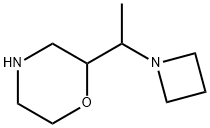 Morpholine,2-[1-(1-azetidinyl)ethyl]- Struktur