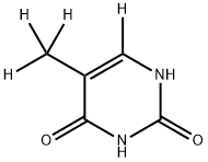 2,4(1H,3H)-Pyrimidinedione-6-d, 5-(methyl-d3)- Struktur