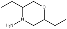 4-Morpholinamine,2,5-diethyl- Struktur