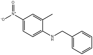 Benzenemethanamine, N-(2-methyl-4-nitrophenyl)- Struktur