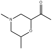 Ethanone, 1-(4,6-dimethyl-2-morpholinyl)- Struktur