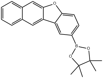 Benzo[b]naphtho[2,3-d]furan, 2-(4,4,5,5-tetramethyl-1,3,2-dioxaborolan-2-yl)- Struktur