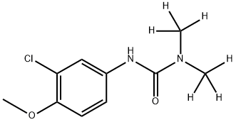 Metoxuron-d6 (N,N-dimethyl-d6)	 Struktur