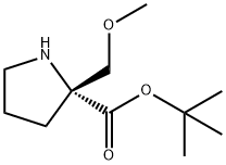 Proline, 2-(methoxymethyl)-, 1,1-dimethylethyl ester Struktur