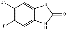 5-Fluoro-6-bromobenzo[d]thiazol-2(3H)-one Struktur