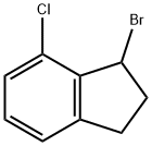 1H-Indene, 1-bromo-7-chloro-2,3-dihydro- Struktur