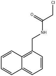 Acetamide, 2-chloro-N-(1-naphthalenylmethyl)- Struktur