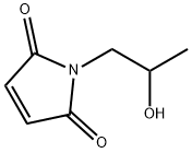 1-(2-hydroxypropyl)-2,5-dihydro-1H-pyrrole-2,5-dione Struktur