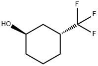 (1R,3R)-3-Trifluoromethyl-cyclohexanol Struktur