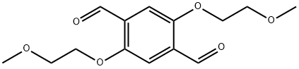 1,4-Benzenedicarboxaldehyde, 2,5-bis(2-methoxyethoxy)- Struktur