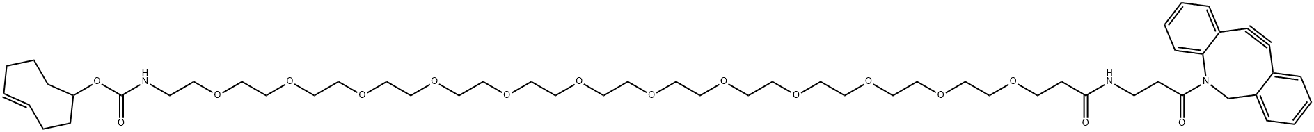 TCO-PEG12-DBCO Struktur