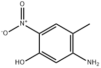 5-Amino-4-methyl-2-nitrophenol Struktur