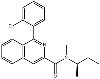 PK 11195, (R)-(-)- Struktur