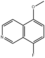 8-fluoro-5-methoxyisoquinoline Struktur