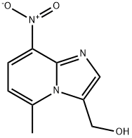 Imidazo[1,2-a]pyridine-3-methanol, 5-methyl-8-nitro- Struktur