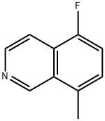 5-fluoro-8-methylisoquinoline Struktur