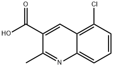 5-chloro-2-methylquinoline-3-carboxylic Acid Struktur