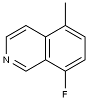 8-fluoro-5-methylisoquinoline Struktur